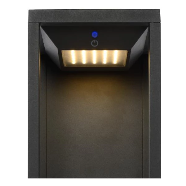 Lucide TENSO SOLAR - Wall light Outdoor - LED - 1x2,2W 3000K - IP54 - Anthracite - detail 3